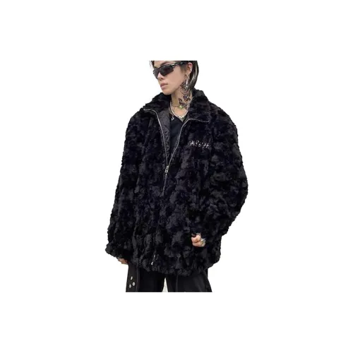 0 CROWORLD Черный Унисекс Объемные куртки (пуховики)