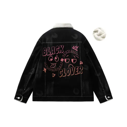 BLACK CLOVER Velvet Feel Coat Unisex Black