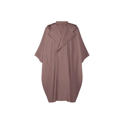 ISSEY MIYAKE Ежемесячный Цвет Январь Пальто Мужской Розово-коричневый