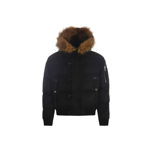 DSQUARED 2 Черный Мужской Пуховик