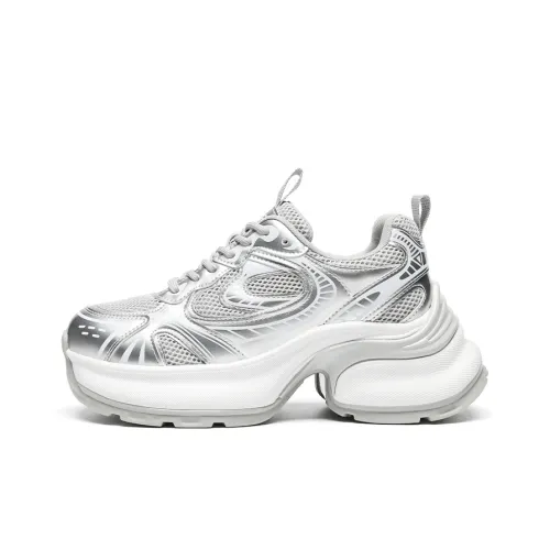 ZHR Swirl Collection Износостойкий и Легкий Низкий Топ Толстая Подошва Кроссовки Женские