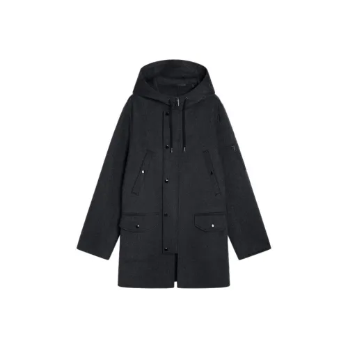 THEORY Темно-серый мужской пальто