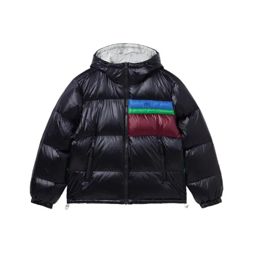 LACOSTE Collaboration Темно-синий/Серый Мужские Пуховики