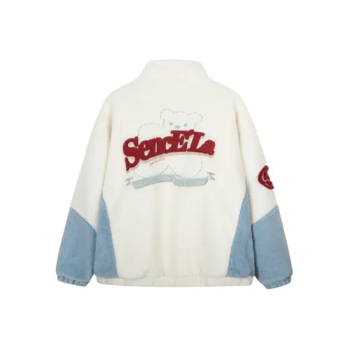 SENCE LA Экрю Унисекс Бархатные куртки