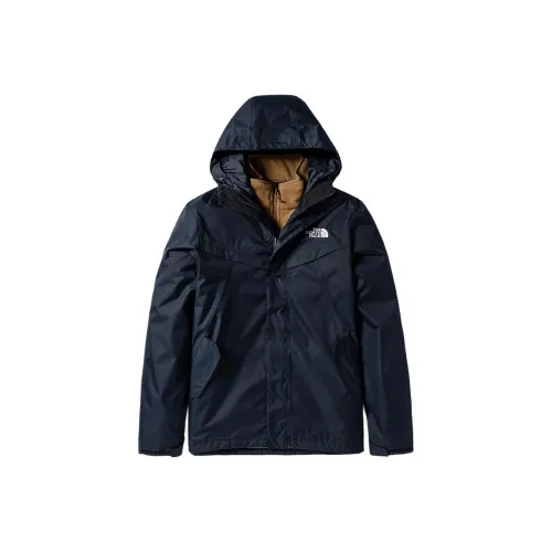 The North Face Поход Водонепроницаемый Термический Устойчивый к истиранию Отводящий влагу Ветровка Мужской Синий Хаки