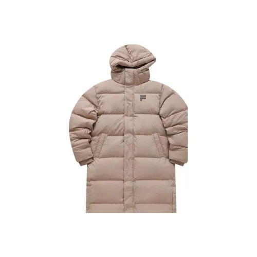 FILA FUSION FOB Series Пуховик Унисекс Теплый Sugar Кофе