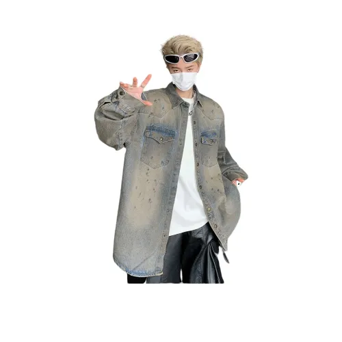 ROUBINI Denim Jacket Unisex Blue ROUBINI Деним Куртка Унисекс Синий