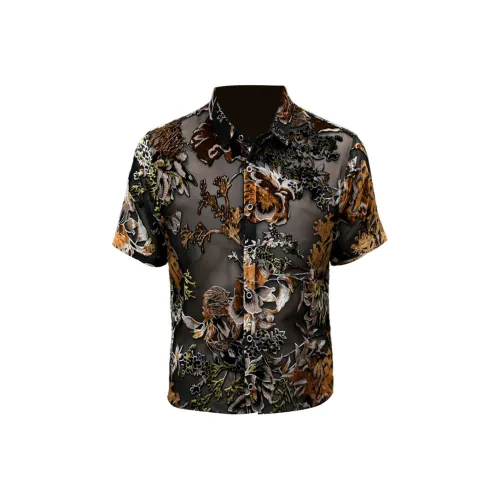 Devanro Кофе Мужские Рубашки