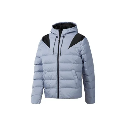 REEBOK Sports Casual Пуховик Мужской Синий Серый