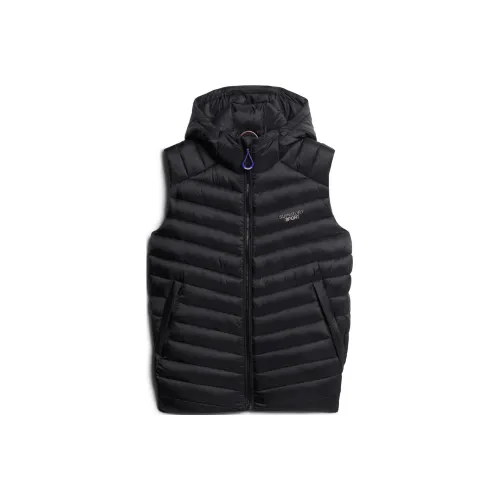 SUPERDRY Мужские черные жилеты