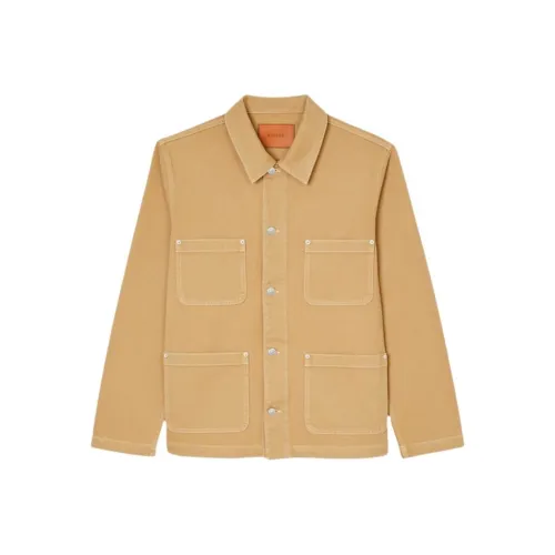 Sandro Denim Куртка Мужская Бежево-Желтая