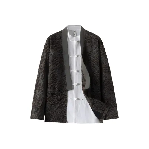 XUANSHENG Куртки и Пальто Мужской Темно-Коричневый