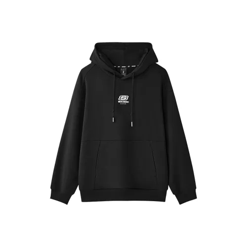 Skechers New Year Collection Sports Lifestyle Collection Праздник Весны Толстовка Унисекс Угольно-черный