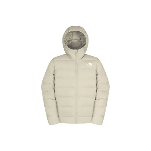 THE NORTH FACE Пуховик Мужской Глиняного Серого цвета