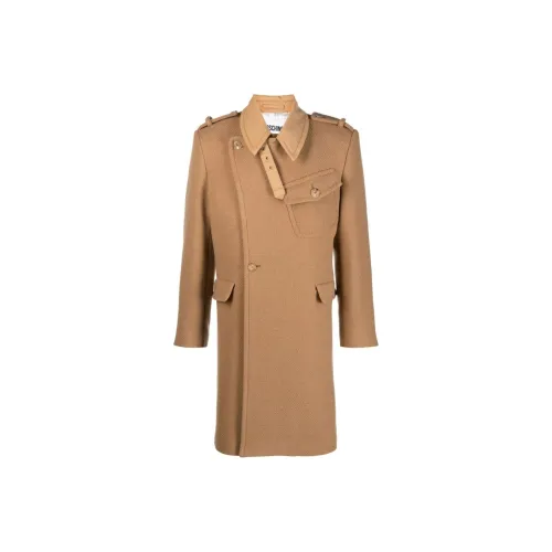 MOSCHINO Хаки Мужское Пальто