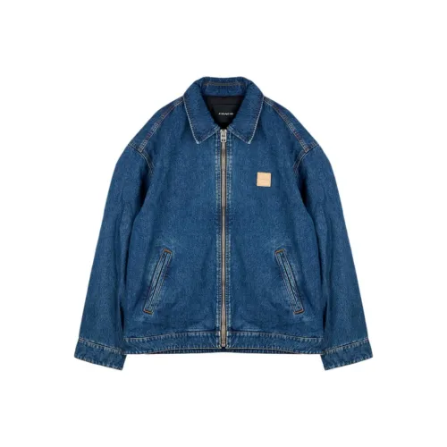 COACH FW24 Denim Jacket Men's Dark Washed