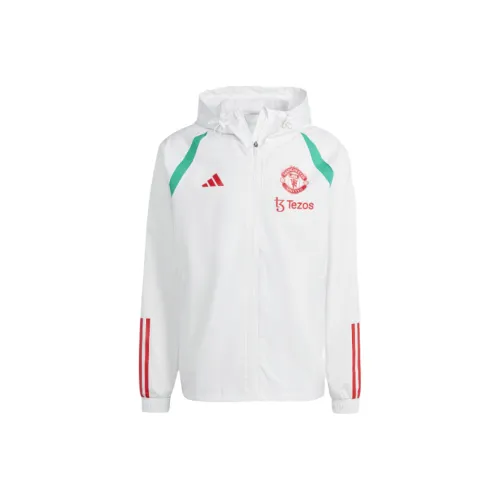 Adidas Manchester United TIRO 23 Все Погода Куртка Куртки Пальто Мужской Core White