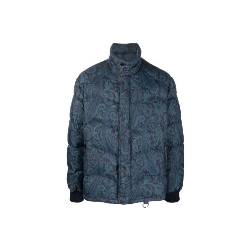 ETRO Мужские Синие Куртки