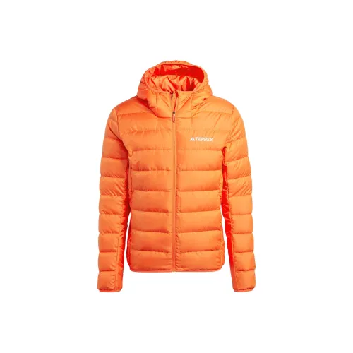 adidas Terrex MULTI Светлый Пуховые куртки С капюшоном Куртка Куртки Пальто Мужской Оранжевый
