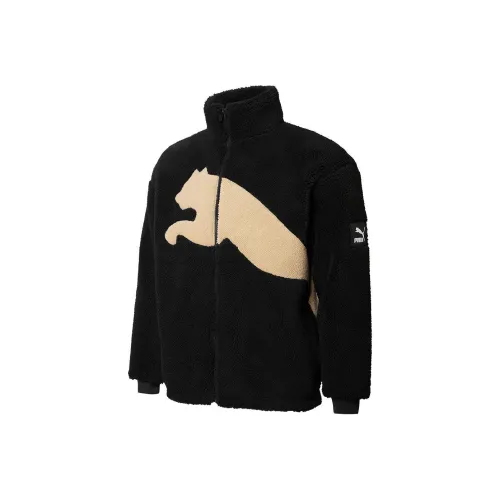 PUMA Мужские бархатные куртки черного цвета