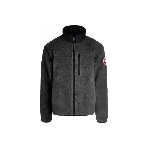 Canada Goose Kelowna Series Velvet Feel Пальто Мужское Железо Серый