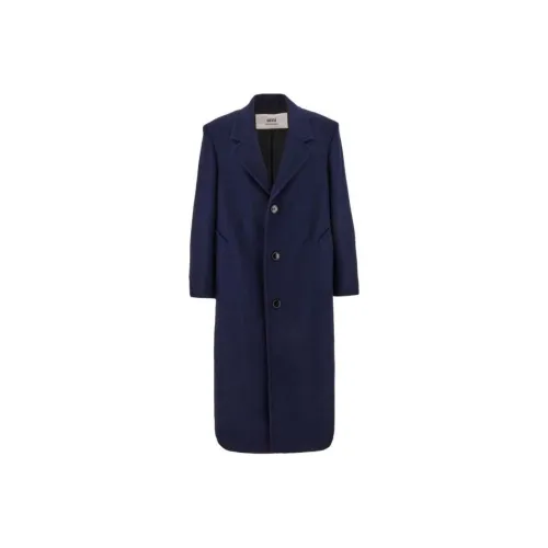 AMIPARIS Blue Men's Coat AMIPARIS Синий Мужской Пальто