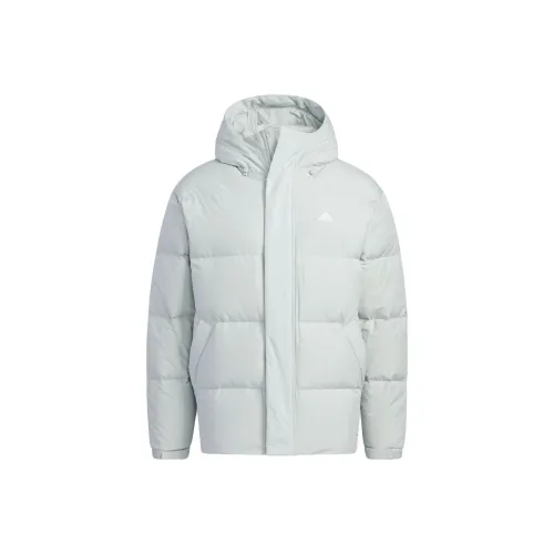 Adidas Daily Пуховик Мужской Серебристо-Серый