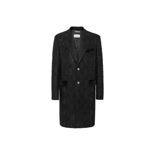 PHILIPP PLEIN FW24 Пальто Мужское Черное