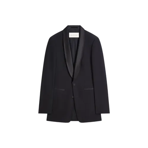 DRIES VAN NOTEN SS25 Бизнес-костюм Куртка Мужская Черная