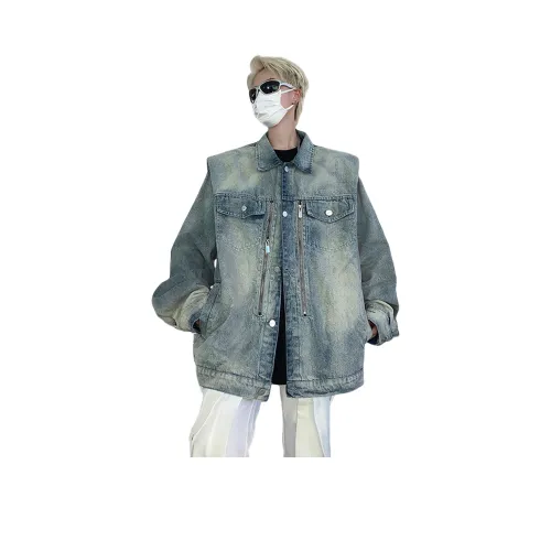 Mulinsen Denim Jacket Unisex Blue Mulinsen Деним Куртка Унисекс Синий