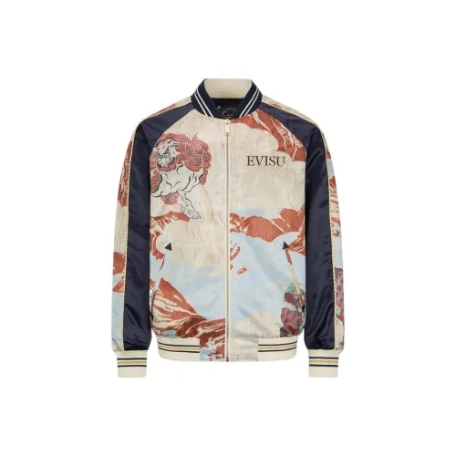 EVISU Бейсбольная куртка Мужская Многоцветная