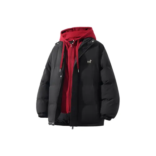 YOSICIL Хлопковый пуховик унисекс черный бордовый шапки и кепки