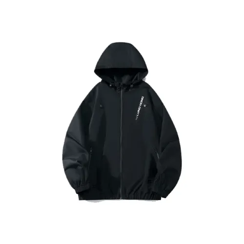 DUNHUANG INSPIRATION 2023 Winter Куртка Мультяшный Кролик Унисекс Черный