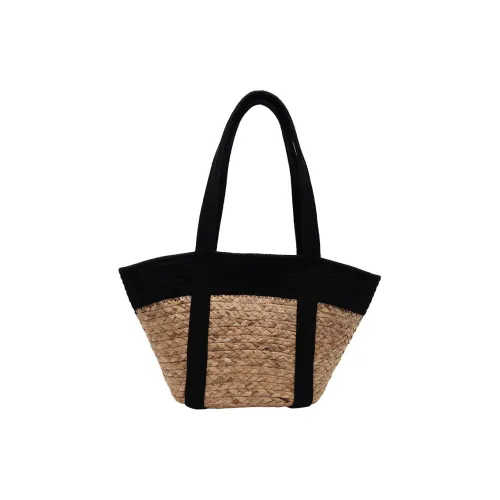 Wenpercy Плетеная подмышечная сумка через плечо стандартная женская черная