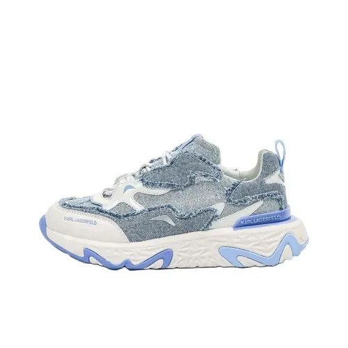KARL LAGERFELD BLAZE Strike Low Топ Повседневная обувь Женская Синяя