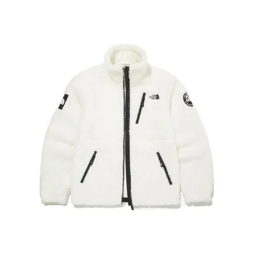 The North Face Экрю Унисекс Бархатные Куртки