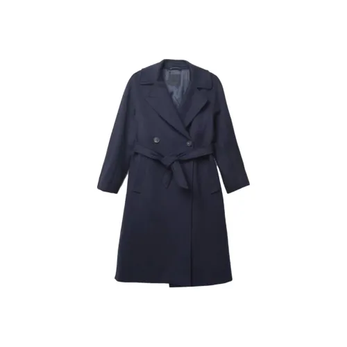 WEEKEND MaxMara Мужское пальто морского синего цвета