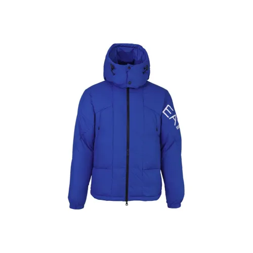 EMPORIO ARMANI EA7 Синий Мужской Пуховик