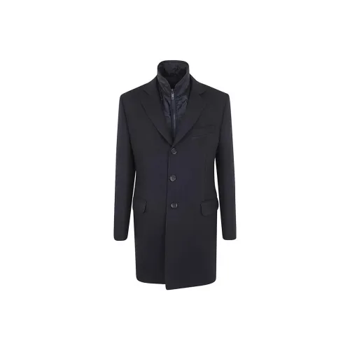 Fay Черное Мужское Пальто