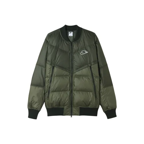 Nike Зеленый Мужской Пуховик