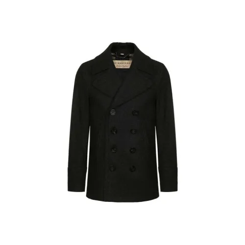 Burberry Темно-серый мужской пальто