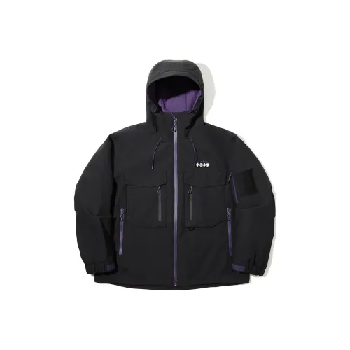 Лайнер Windproof Breathable Thermal Windbreaker Unisex Black