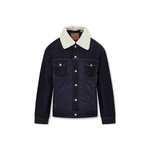 Levi's Куртки и Пальто Мужской Темный Деним