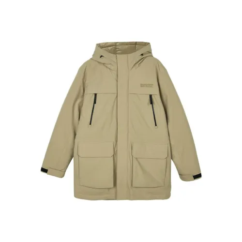 Skechers Stroll Пуховик Мужской Морская капуста Коричневый