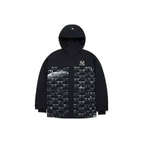 MLB Нью-Йорк Янкис Черные Унисекс Объемные Куртки (Пуфы)