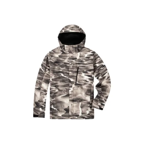 Columbia совместный бренд Водонепроницаемый Ветрозащитный Термический Отражающий тепло Ветровка Мужской Камуфляж