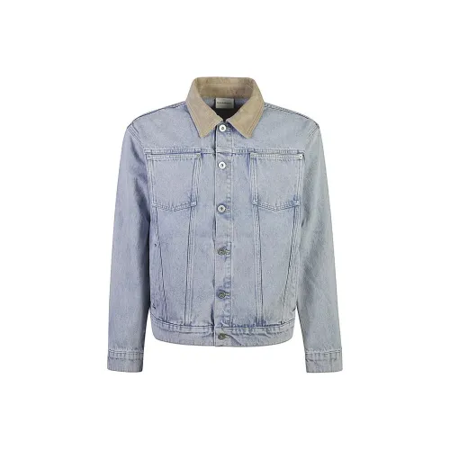 DROLE DE MONSIEUR FW24 Denim Jacket Men's Light Blue