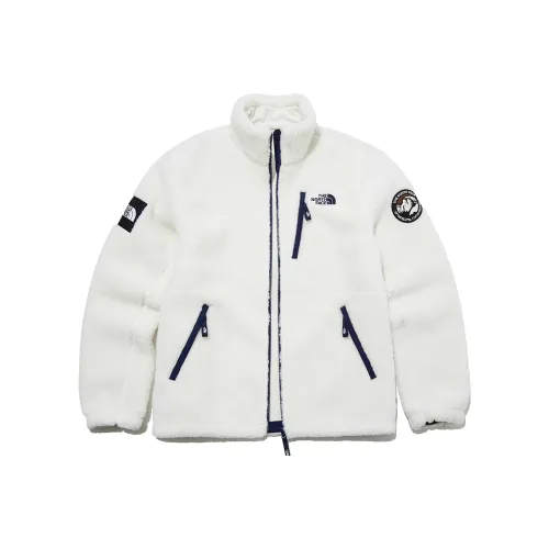 The North Face Белый Унисекс Бархатные куртки