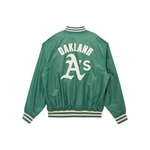 New Era SS22 Бейсбольная куртка Унисекс Зеленый