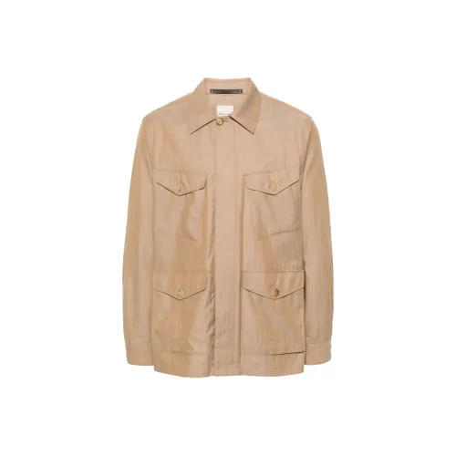 Paul Smith Светло-коричневые Мужские Куртки